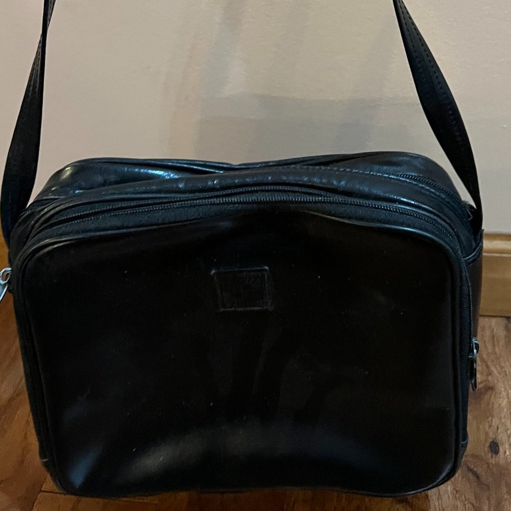 Giani Bernini Black Genuine Leather Shoulder Bag